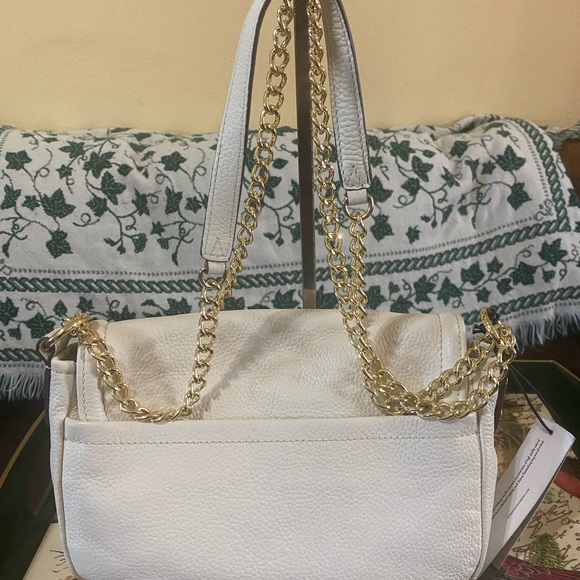 Aimee Kestenberg White Leather Shoulder Bag NWT - Picture 2 of 13